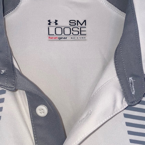 Under Armour- Heat Gear Loose Short Sleeve Golf Shirt - Picture 4 of 5